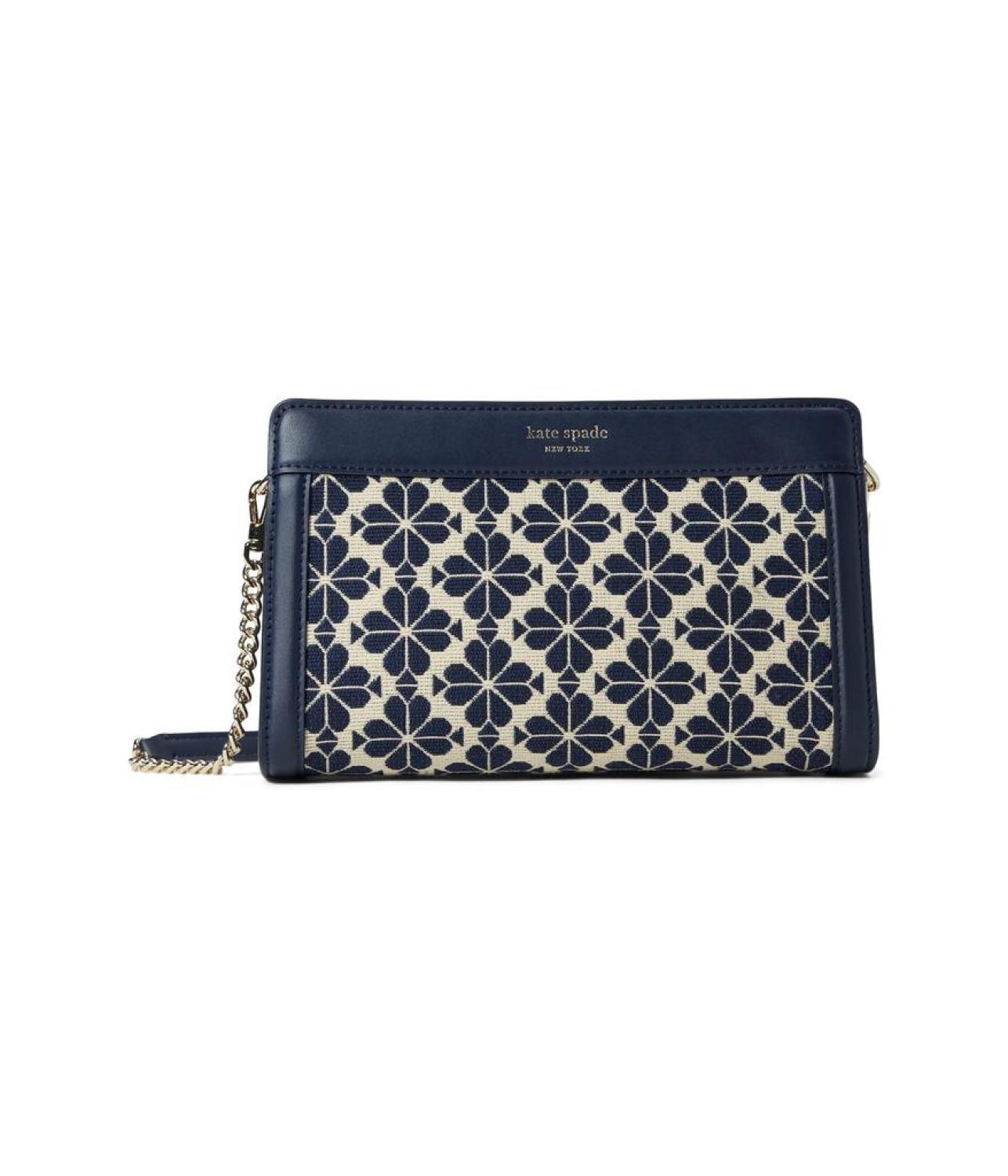 Spade Flower Jacquard Medium Crossbody