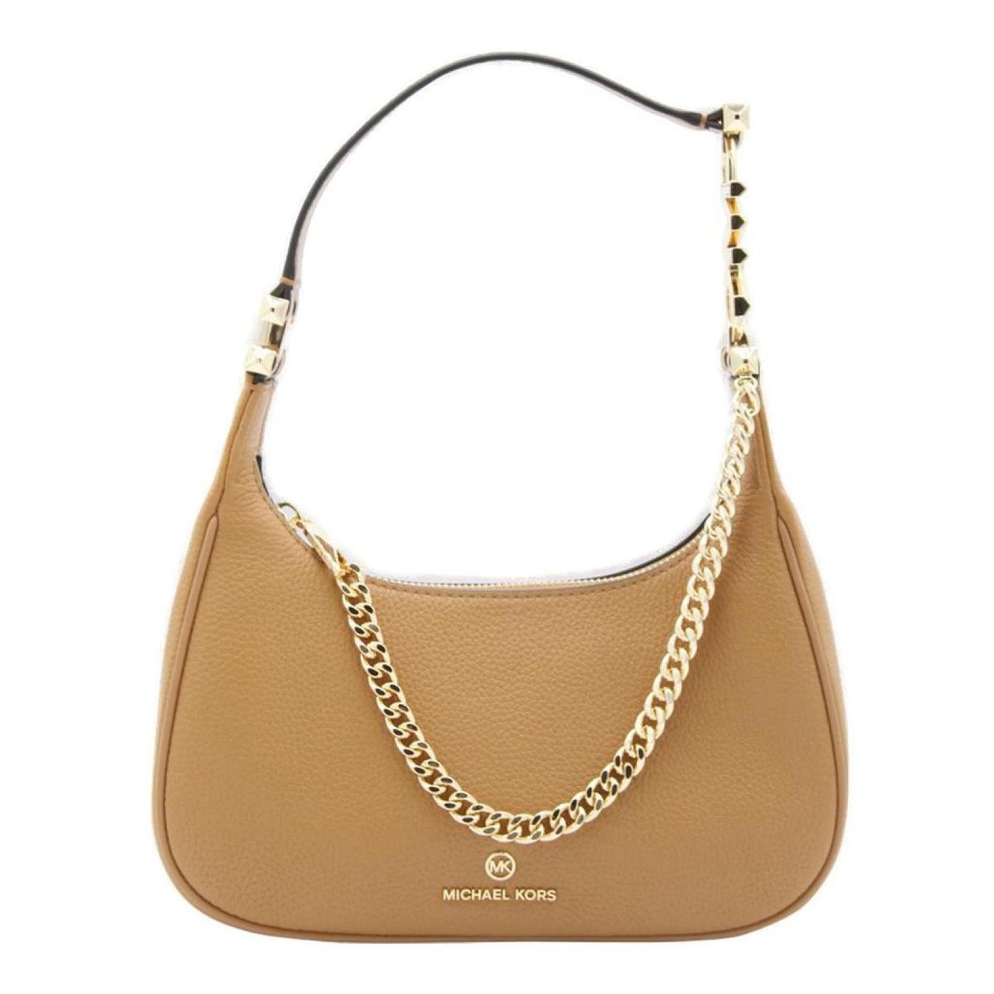 Michael Michael Kors Logo Plaque Zip-Up Shoulder Bag