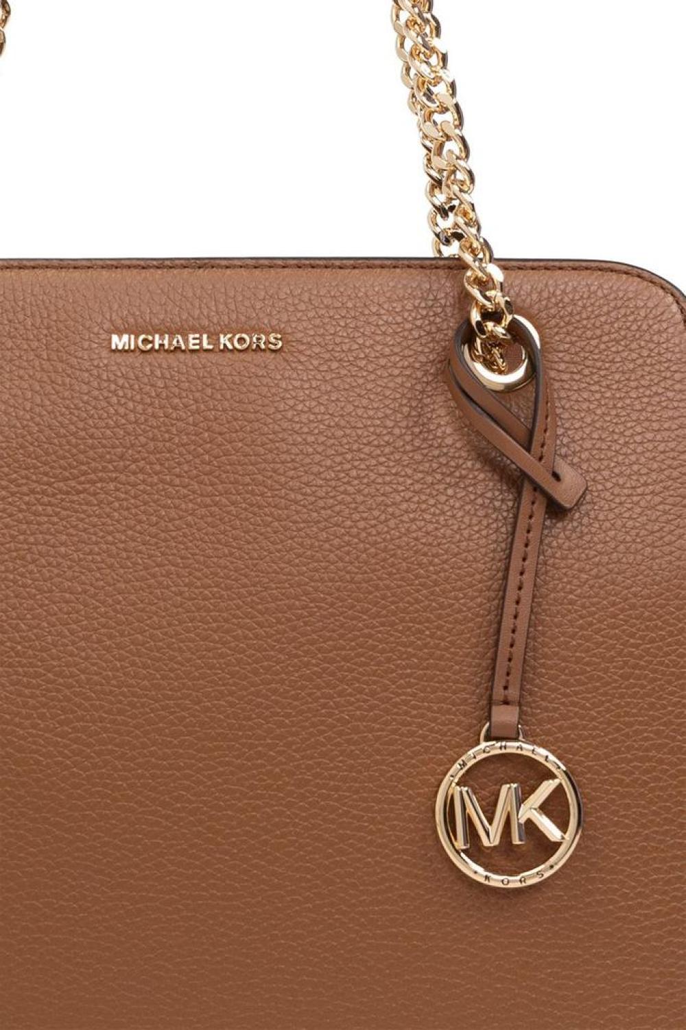 Michael Michael Kors Jacquelyn Logo Charm Medium Tote Bag