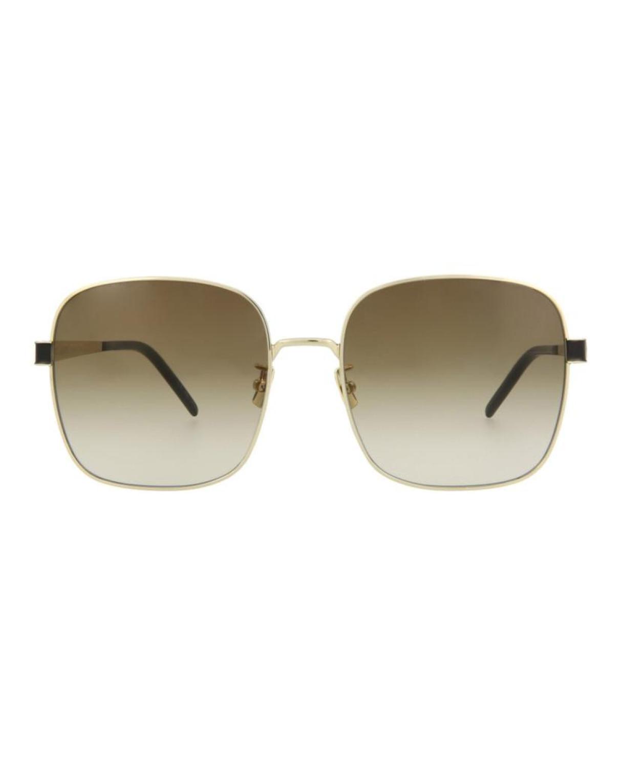 Square/Rectangle-Frame Metal Sunglasses