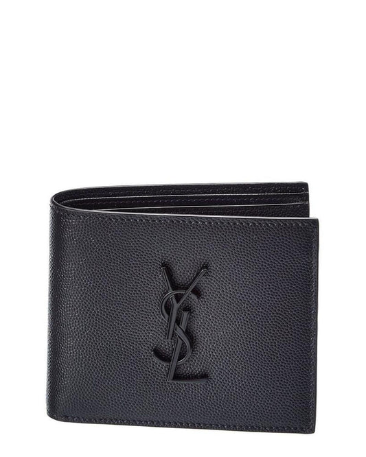 Saint Laurent Monogram East/West Leather Wallet