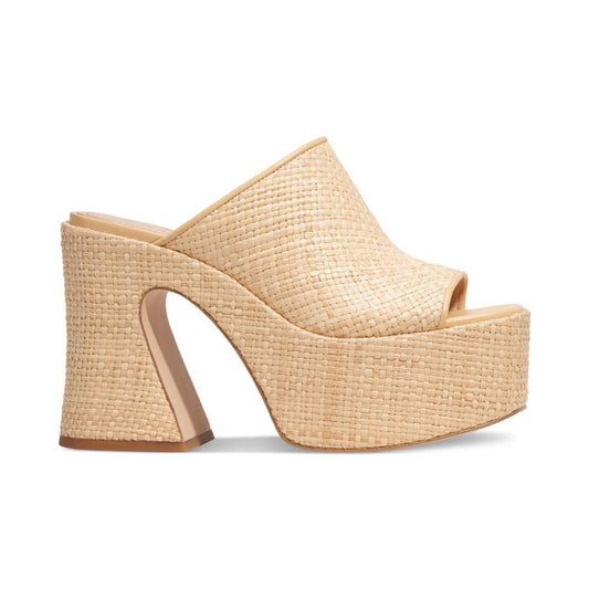 Bobi Woven Slip-On Platform Sandals