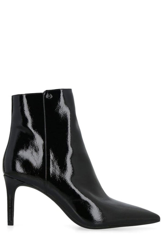 Michael Michael Kors Polished Pointed Toe Ankle Boots