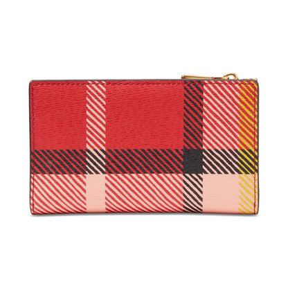 Morgan Museum Plaid Small Slim Bifold Wallet