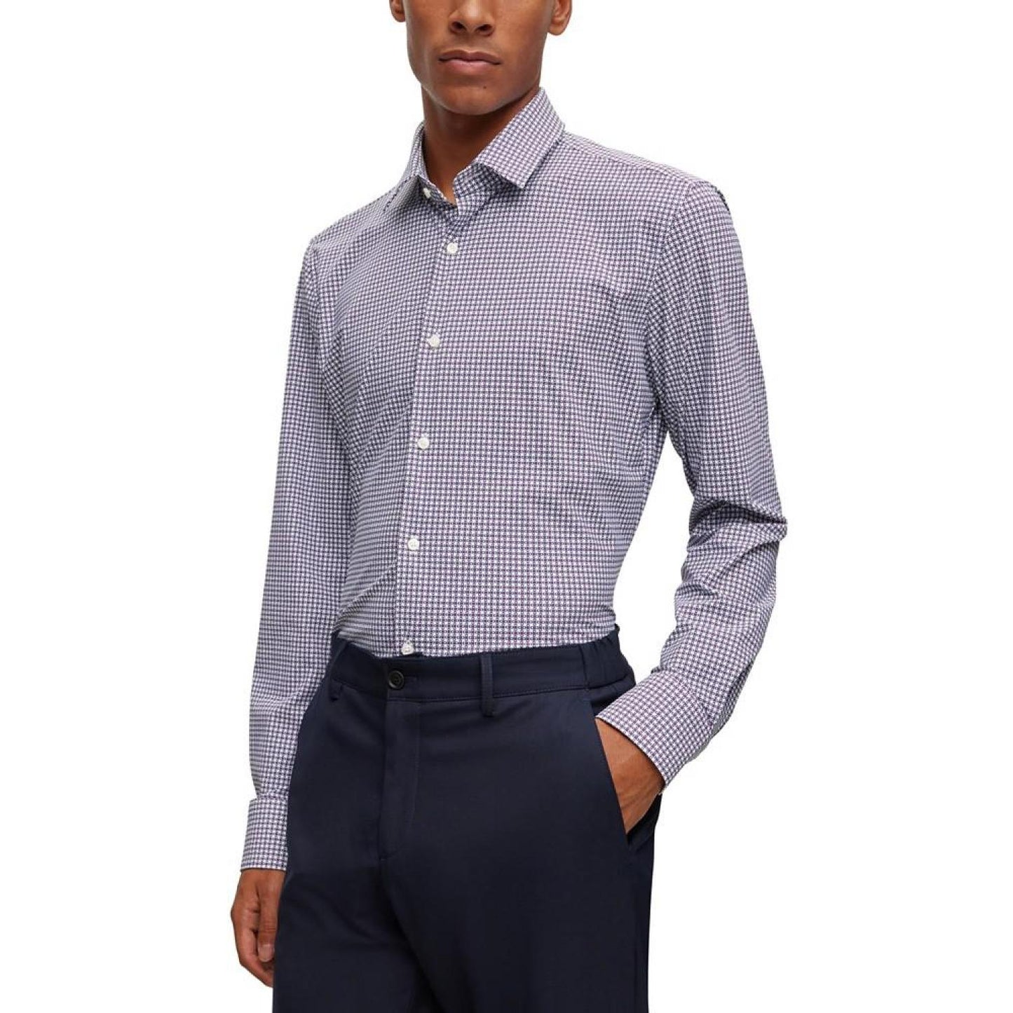 Men's Performance-Stretch Slim-Fit Shirt