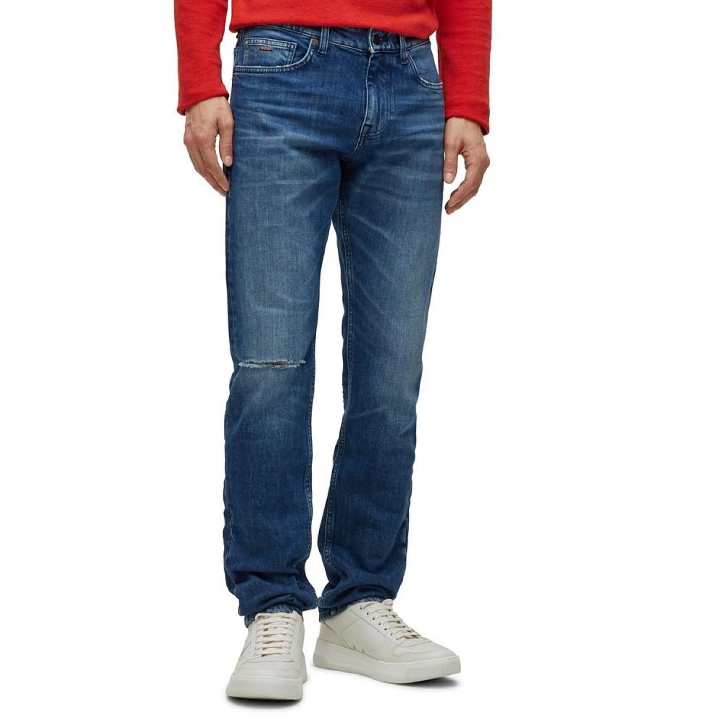 Men's Slim-Fit Comfort-Stretch Italian Denim Jeans