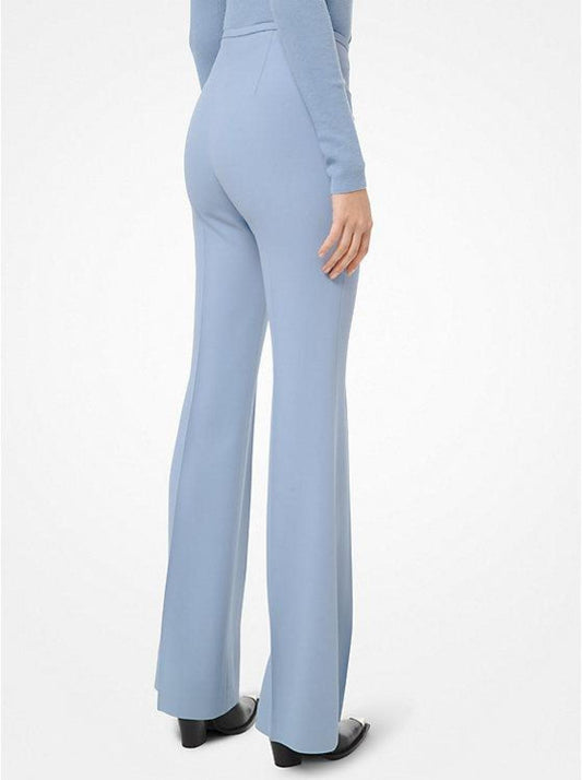 Brooke Double Crepe Sablé Flared Pants