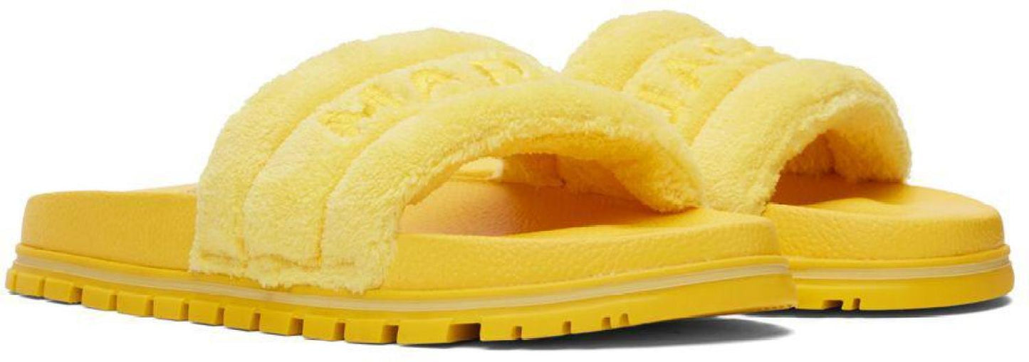 Yellow 'The Terry Slide' Sandals