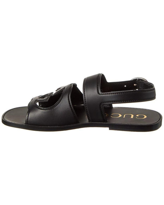 Gucci Interlocking G Leather Sandal