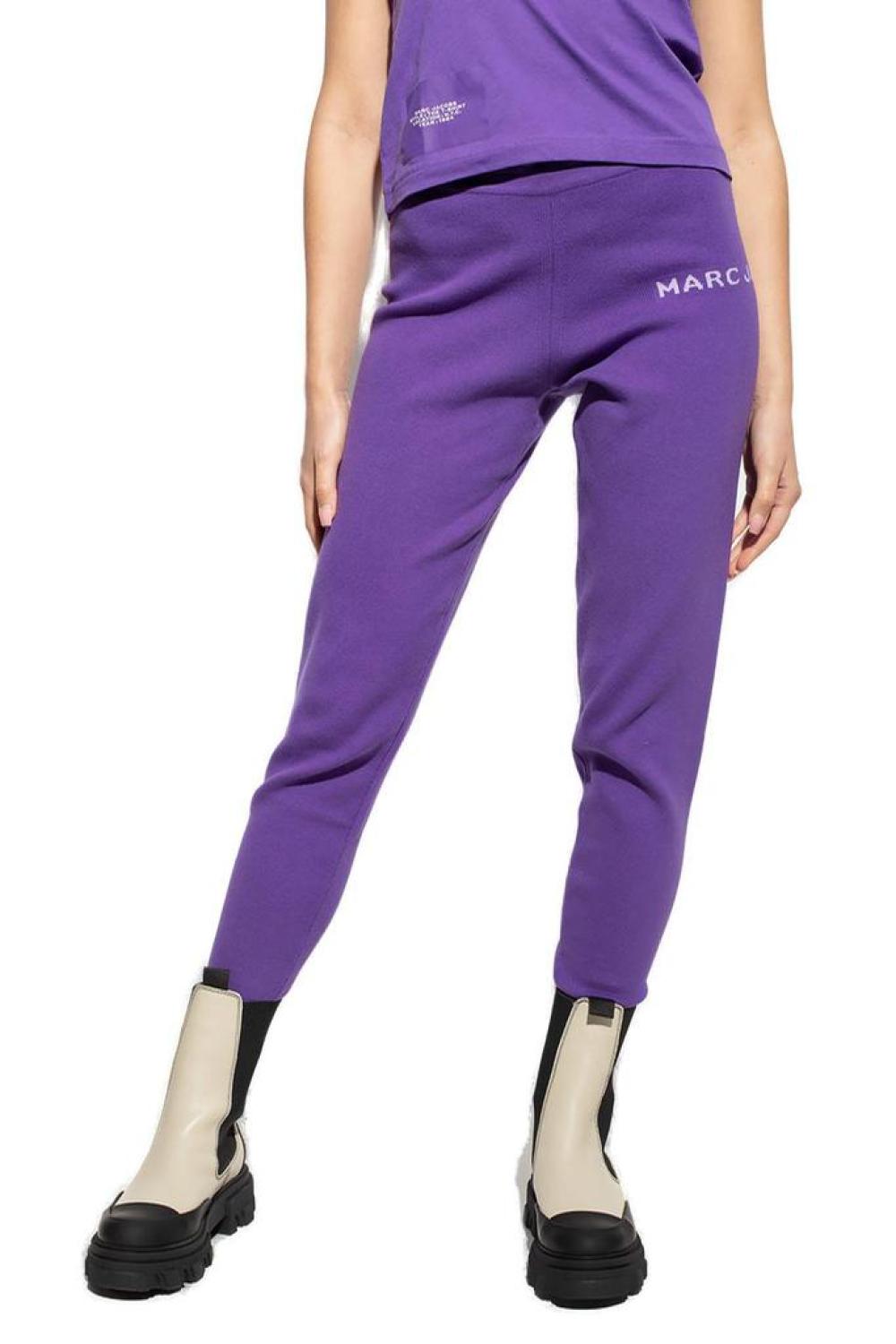 Marc Jacobs Knitted Logo-Printed Drawstring Sweatpants