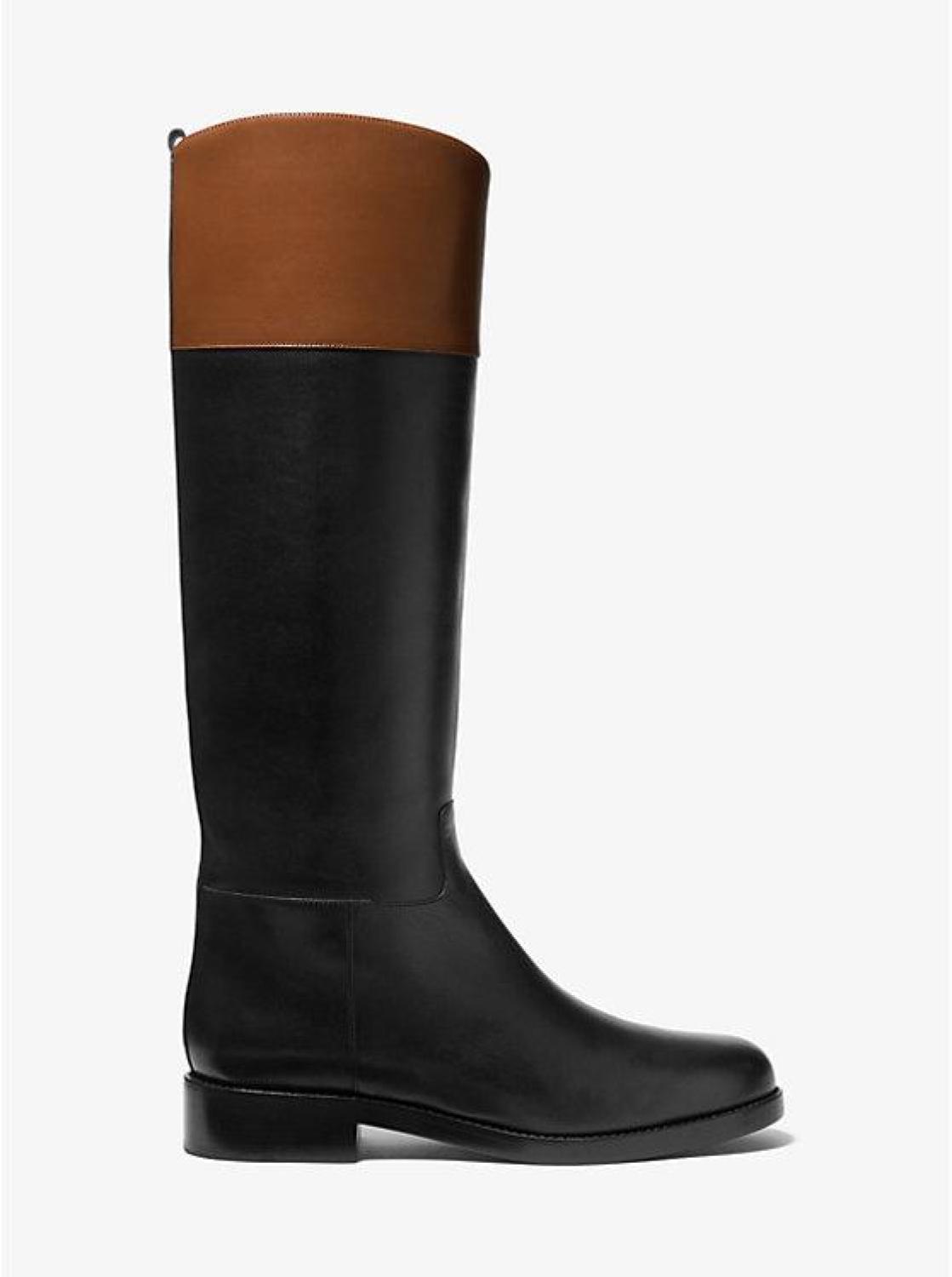 Braden Two-Tone Leather Riding Boot