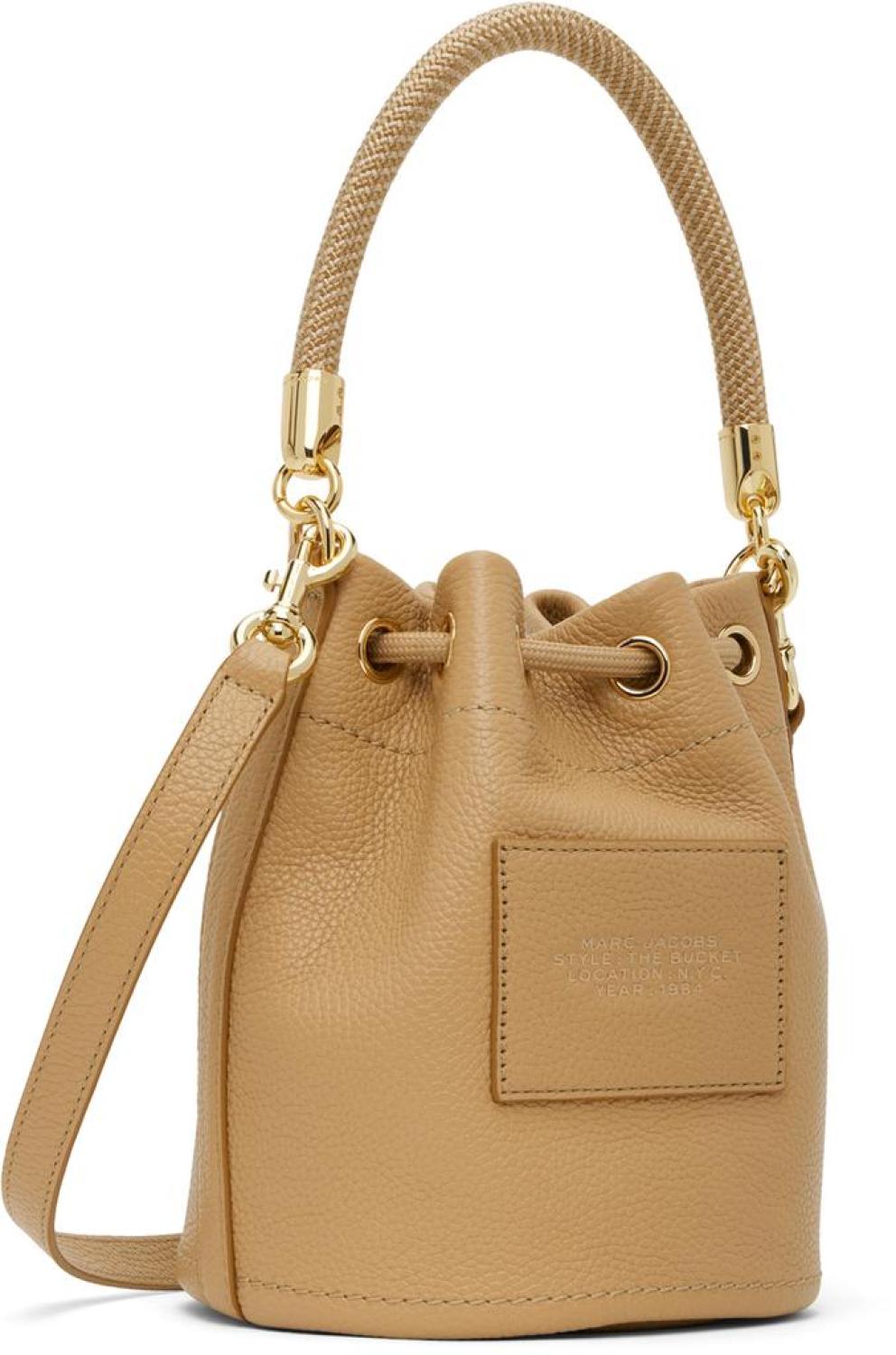 Tan 'The Leather Bucket' Bag