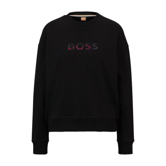 Relaxed-fit cotton-blend sweatshirt with logo detail