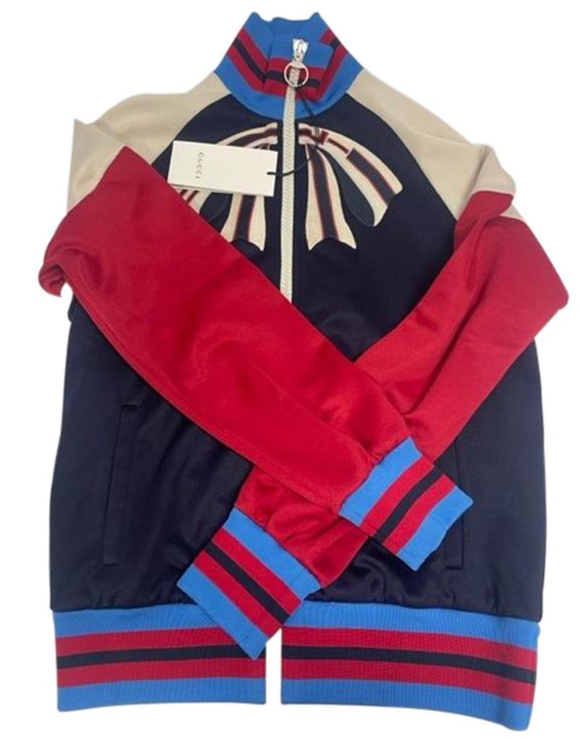 Bow-Applique Track Jacket