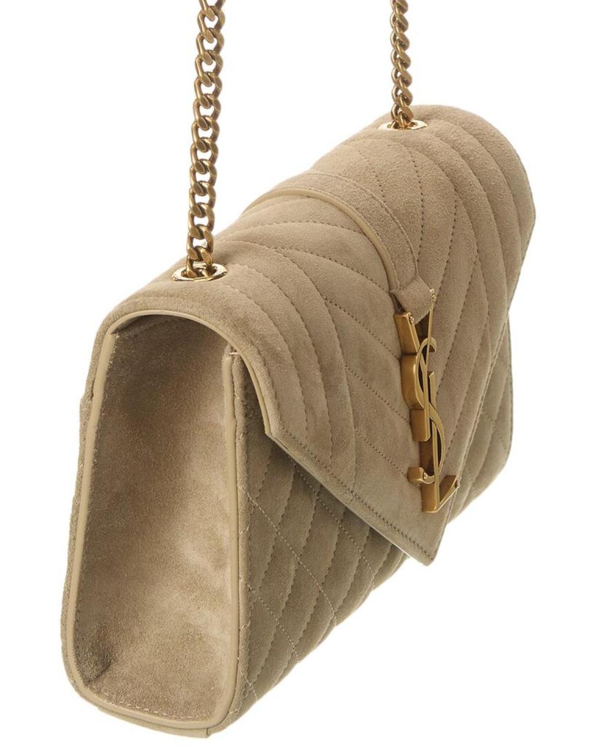 Saint Laurent Envelope Small Suede Crossbody