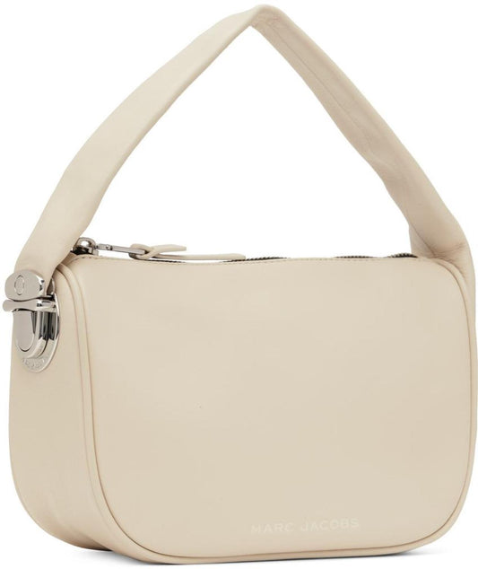 Beige 'The Pushlock' Bag