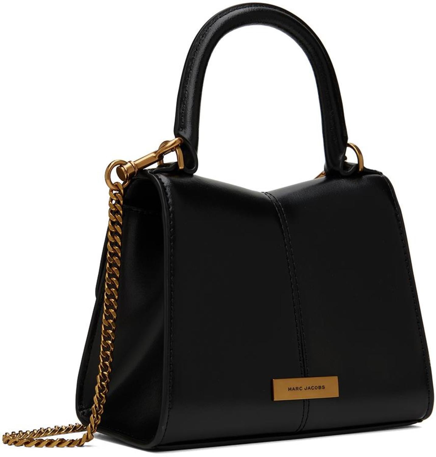 Black 'The St. Marc Mini' Top Handle Bag