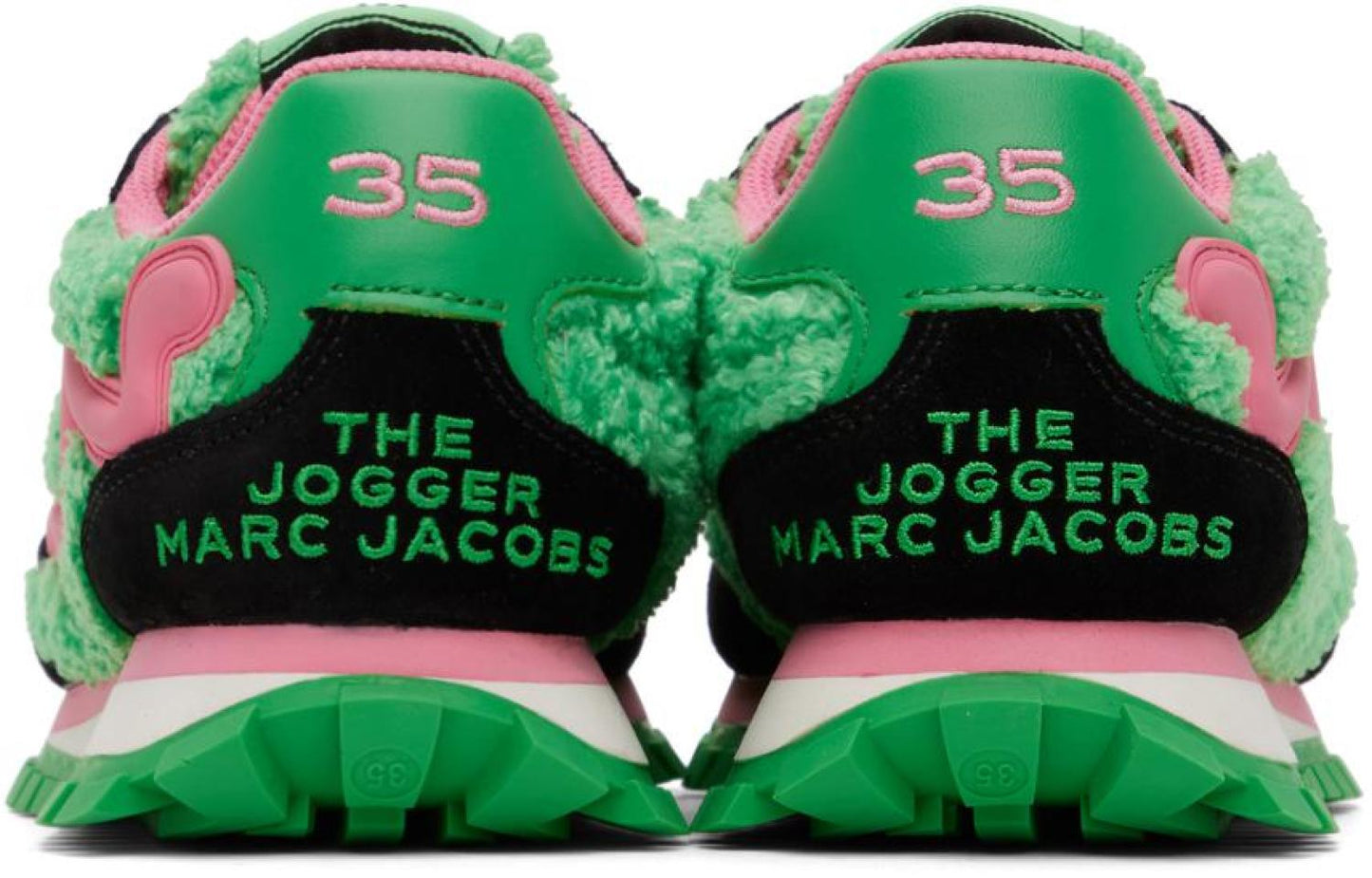 Pink & Green 'The Teddy Jogger' Sneakers