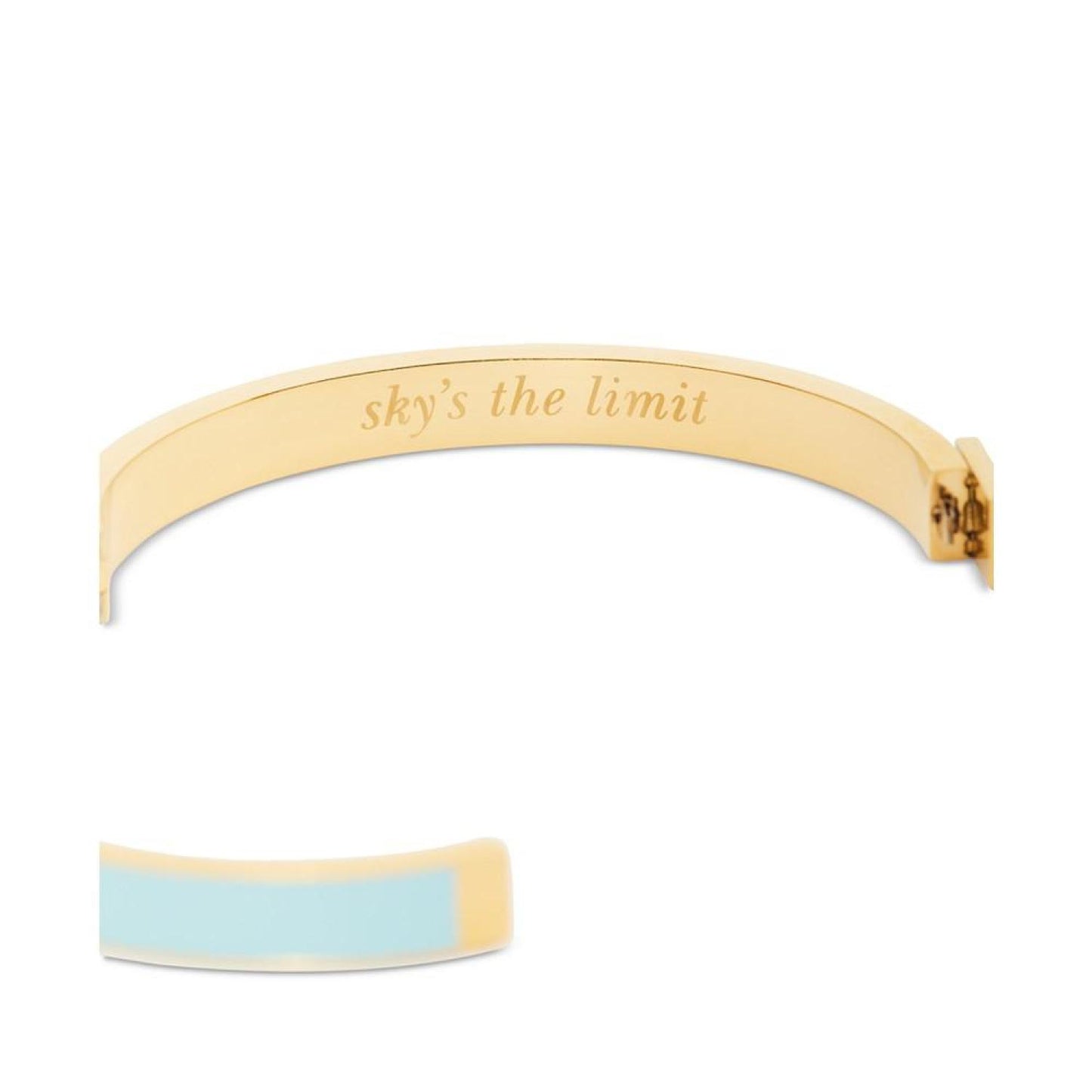 Gold-Tone Never A Dull Moment Color Inlay Bangle Bracelet