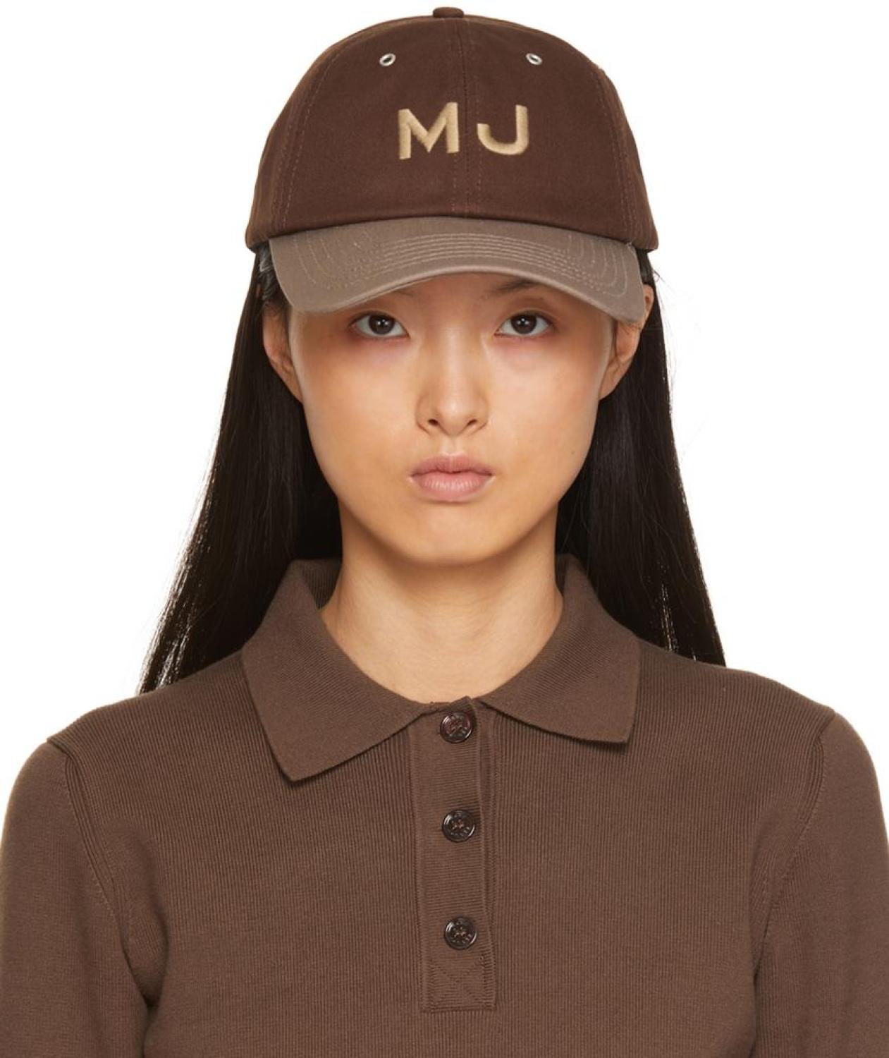 Brown & Taupe 'The Cap' Logo Cap