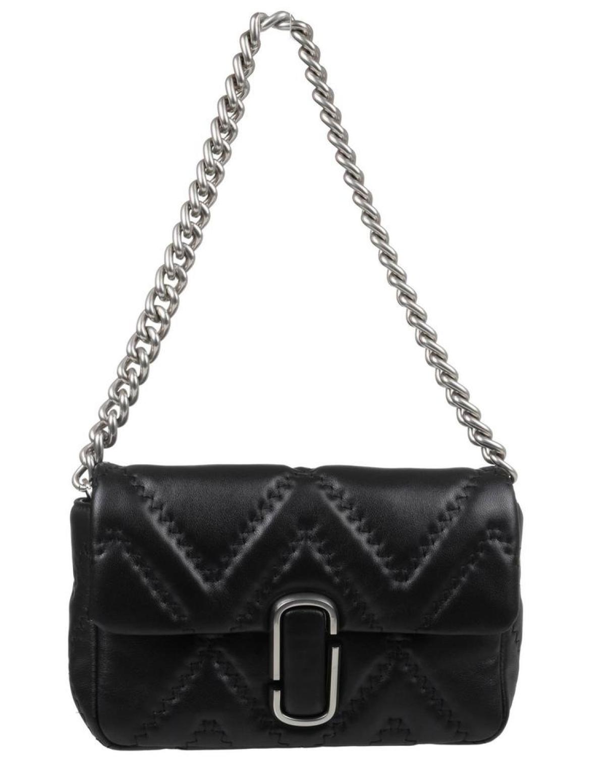 Marc Jacobs Logo Plaque Quilted Shoulder Bag