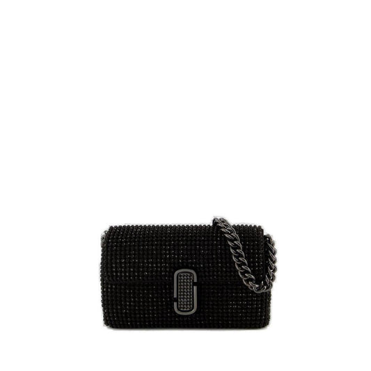 Marc Jacobs Embellished The Mini Soft Shoulder Bag