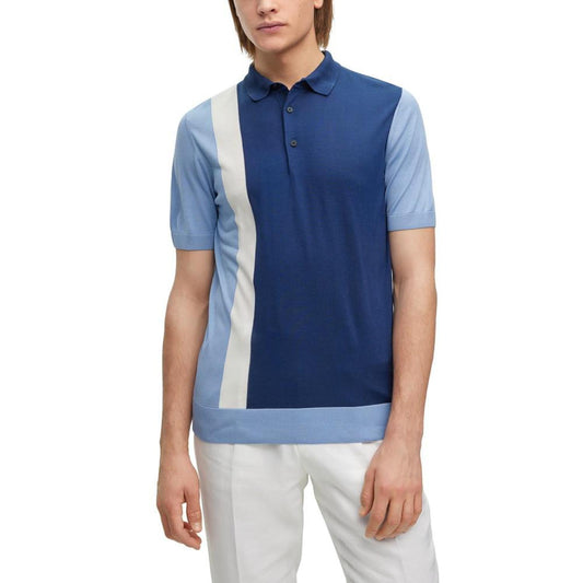 Men's Short-Sleeved Polo Collar Sweater