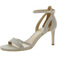 Womens Shimmer Buckle D'Orsay Heels