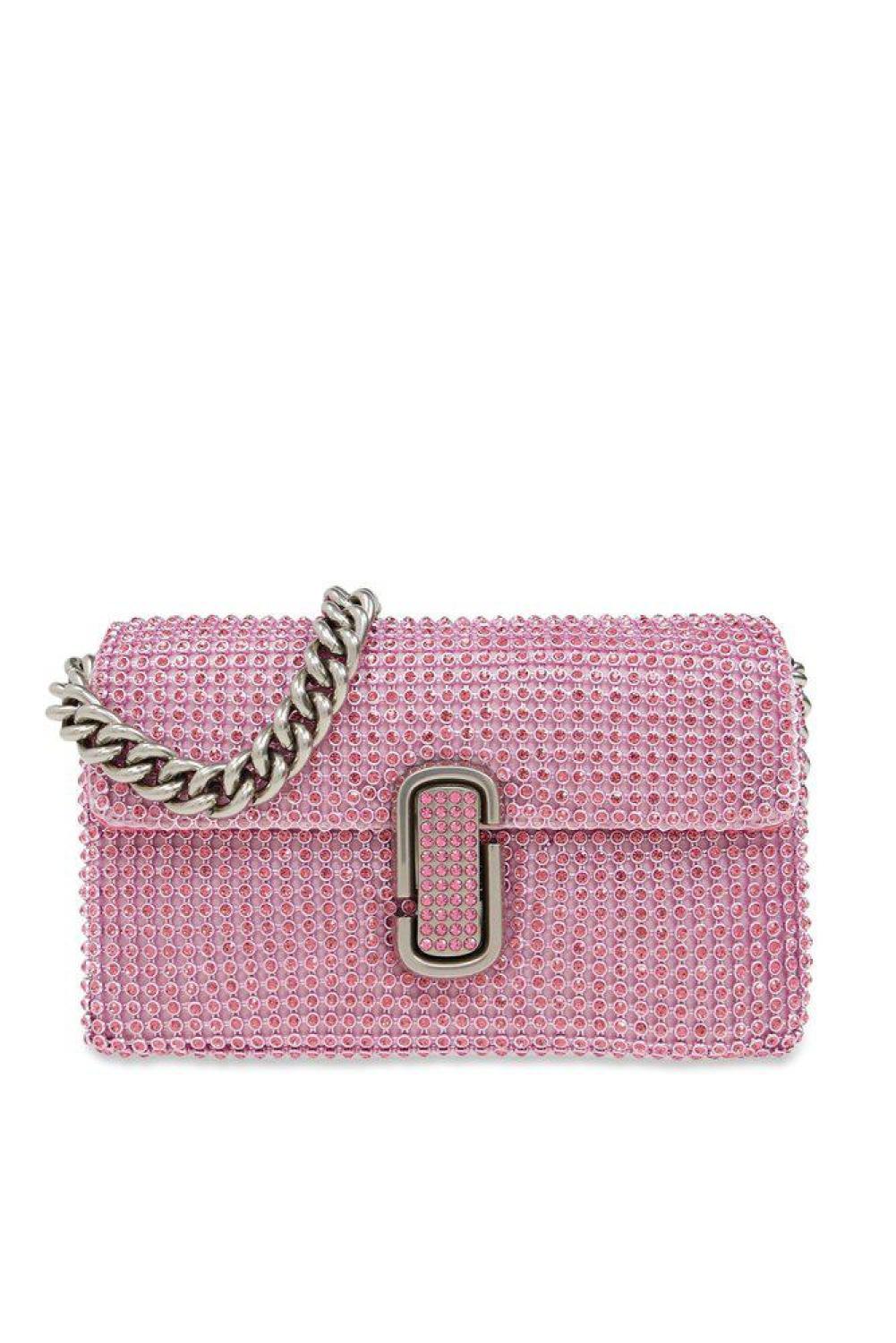 Marc Jacobs Embellished The Mini Soft Shoulder Bag