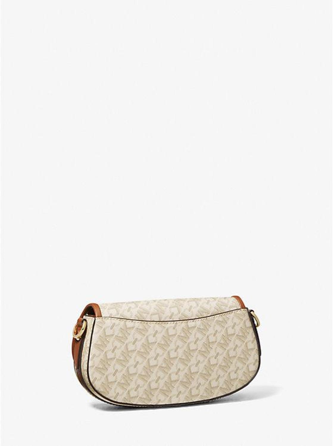 Mila Small Empire Signature Logo Shoulder Bag