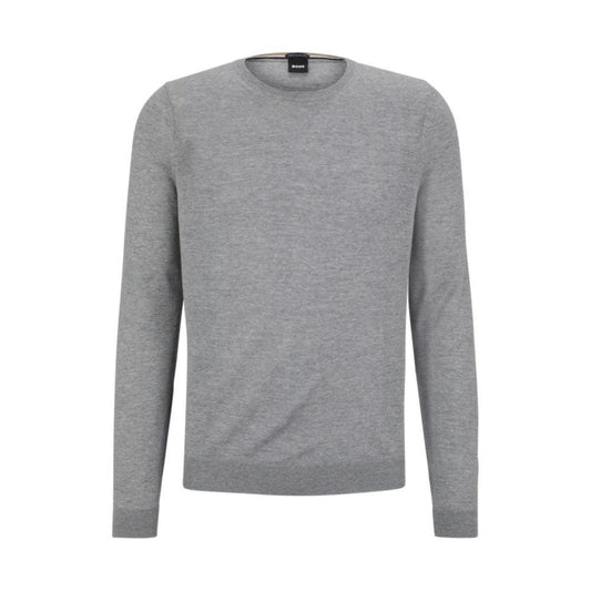 Slim-fit sweater in virgin wool