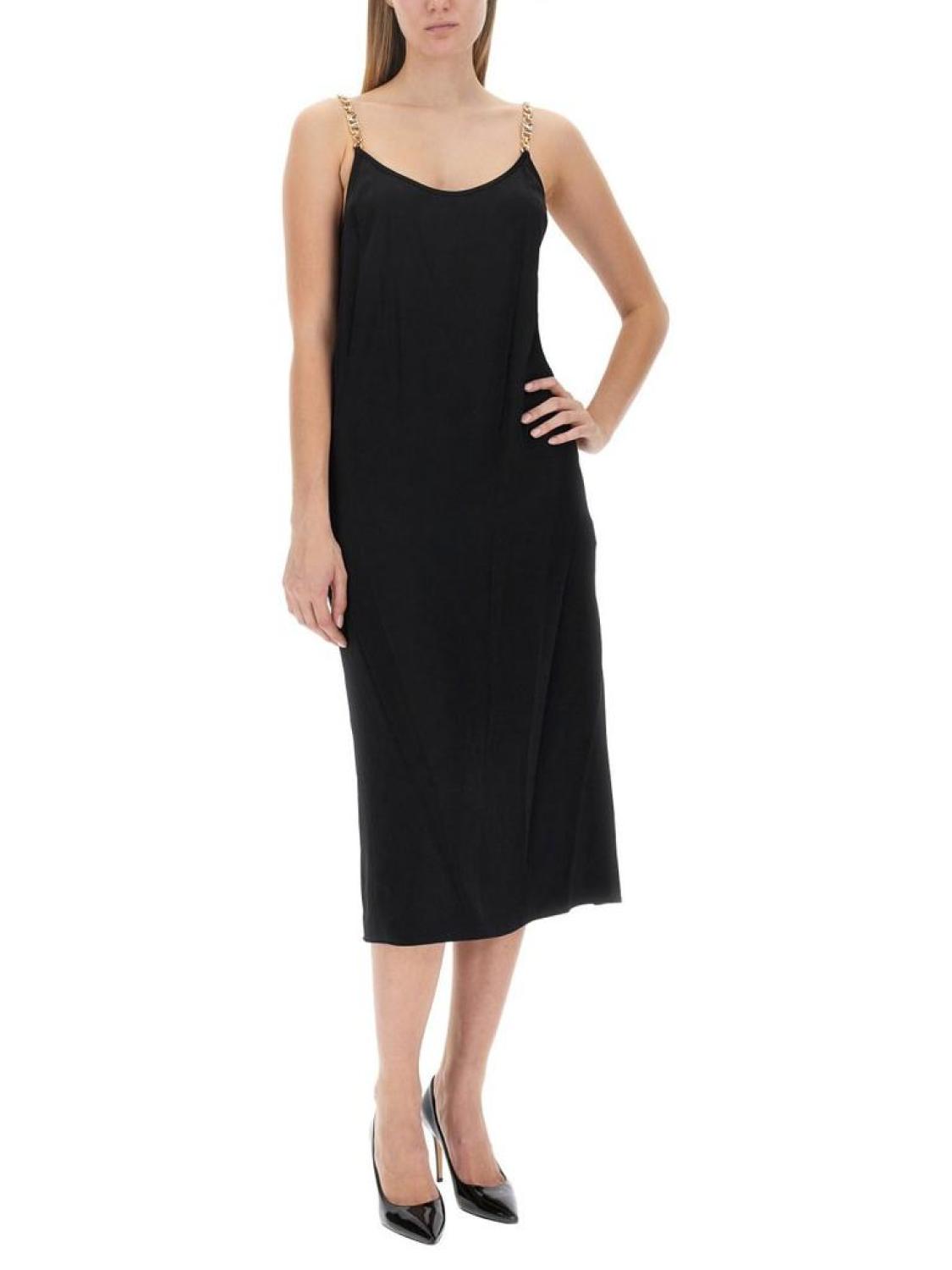 Michael Michael Kors Crepe Chain Midi Dress