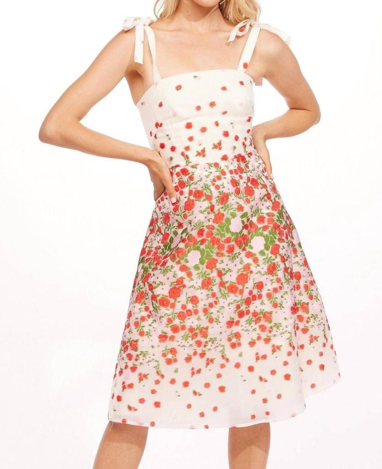 Jessamine Dress In Petal Field