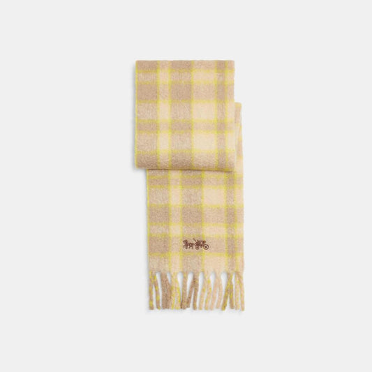 Coach Outlet Classic Plaid Oversized Muffler