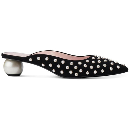 Honor Womens Suede Embellished Mules