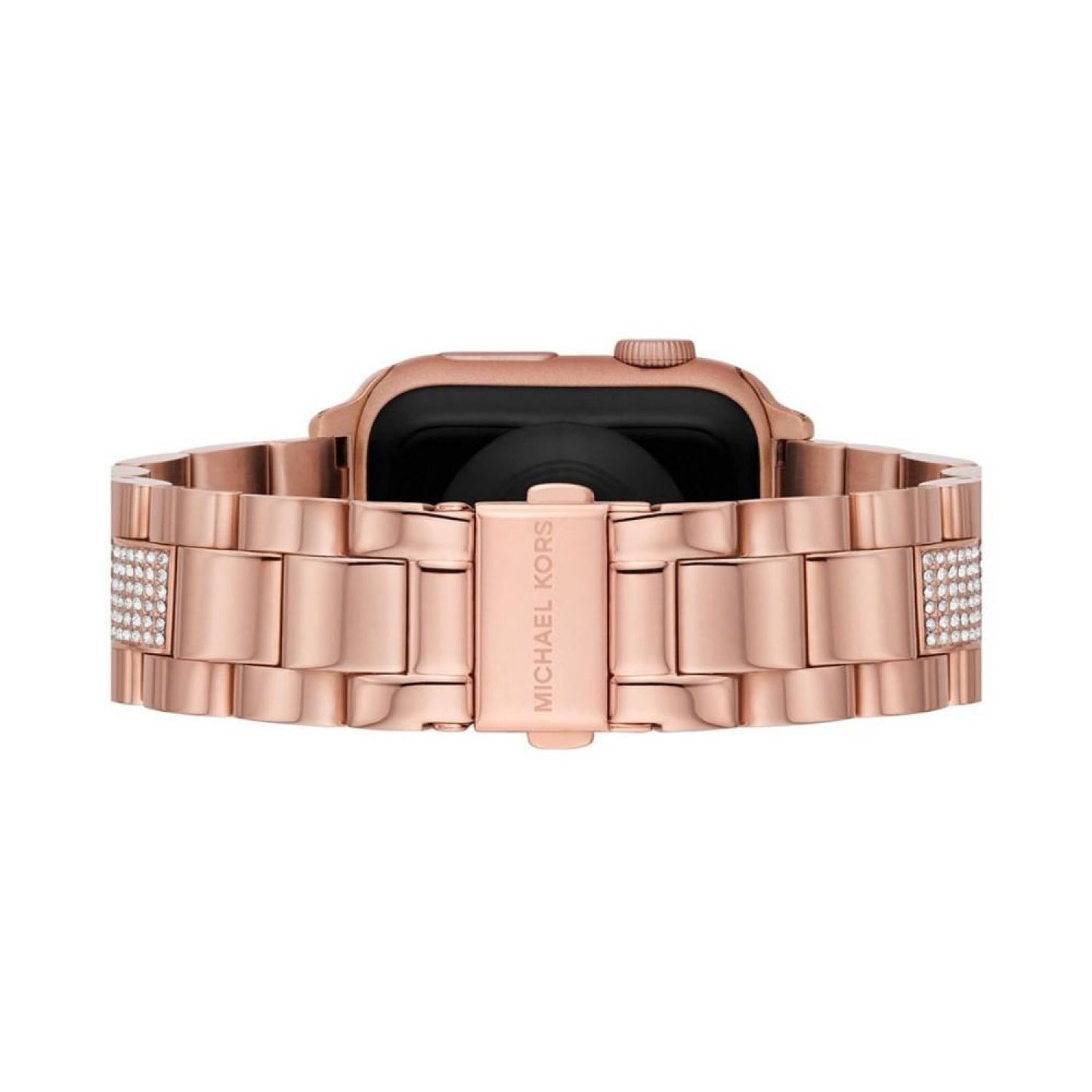 Women's Blush Rubber and Rose Gold-Tone Stainless Steel 2-Piece Interchangeable Band Set for Apple Watch 38mm and 41mm