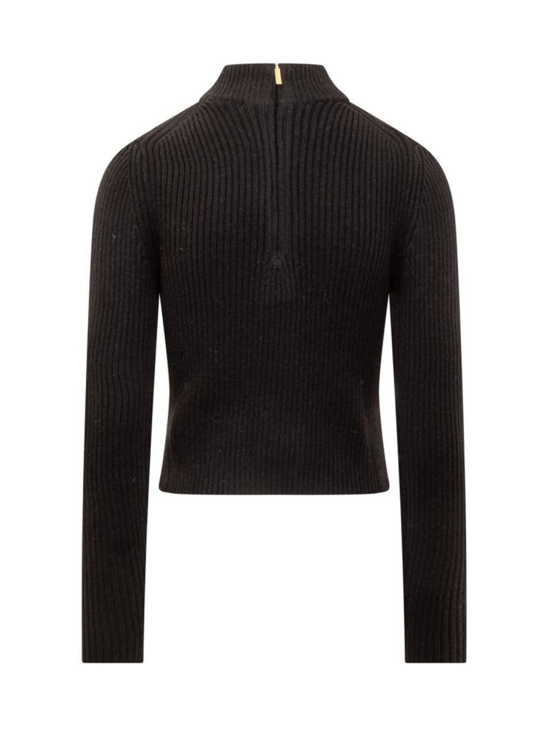 Michael Michael Kors Logo Plaque Knitted Jumper