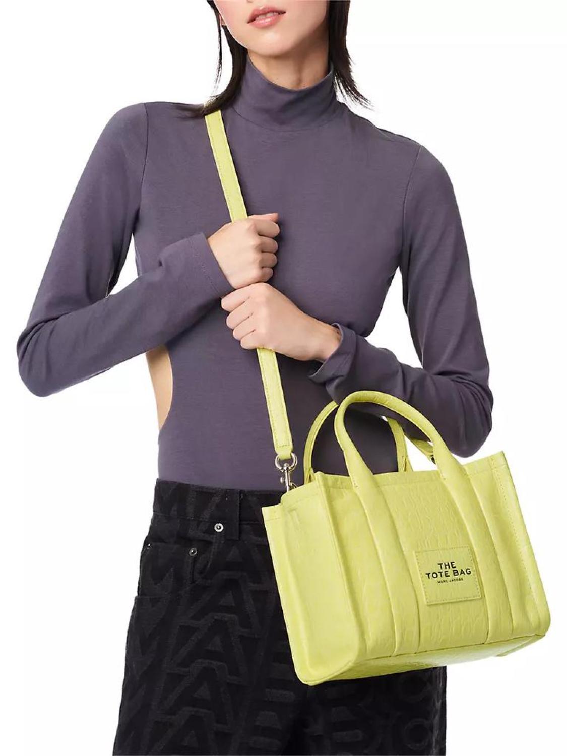 The Croc-Embossed Small Tote