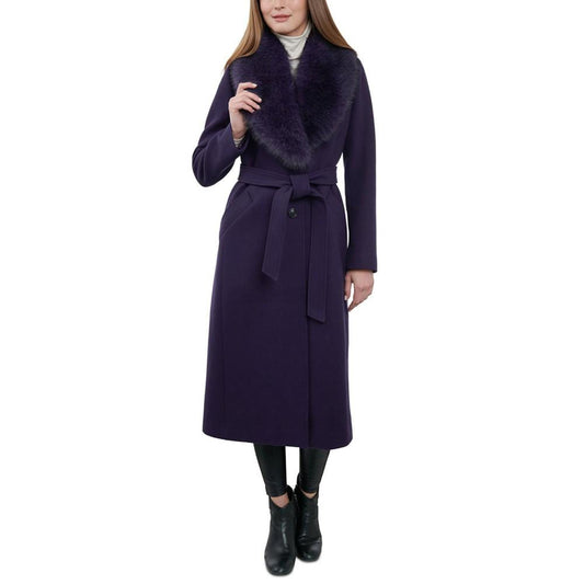 Women's Wool Blend Belted Coat