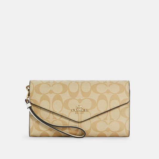 COACH Travel Envelope Wallet In Signature Canvas