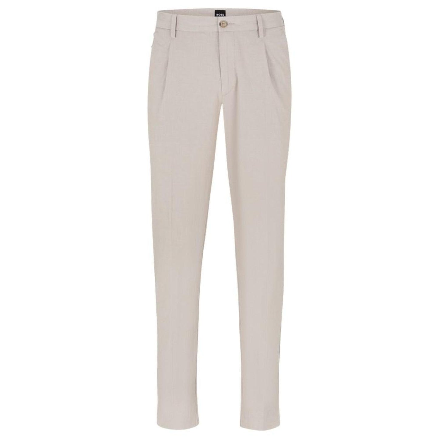 Men's Patterned Slim-Fit Trousers