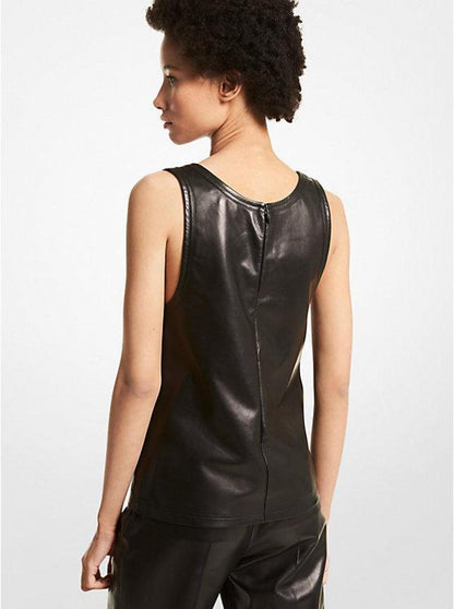 Plongé Leather Tank Top