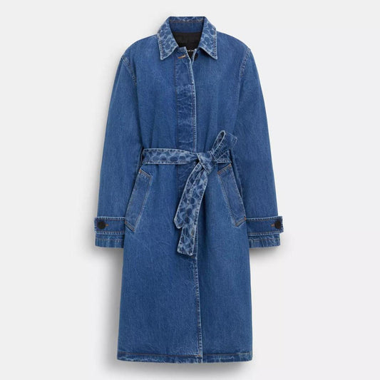 Coach Outlet Denim Trench