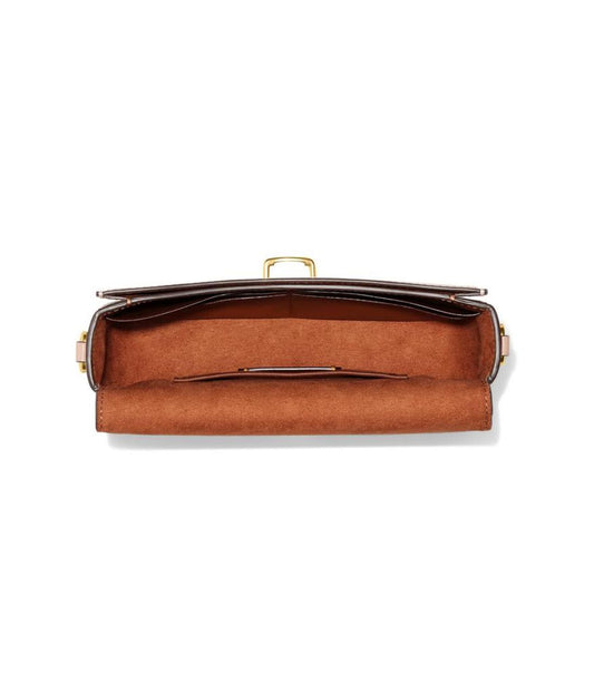 Patent Leather Studio Baguette Bag