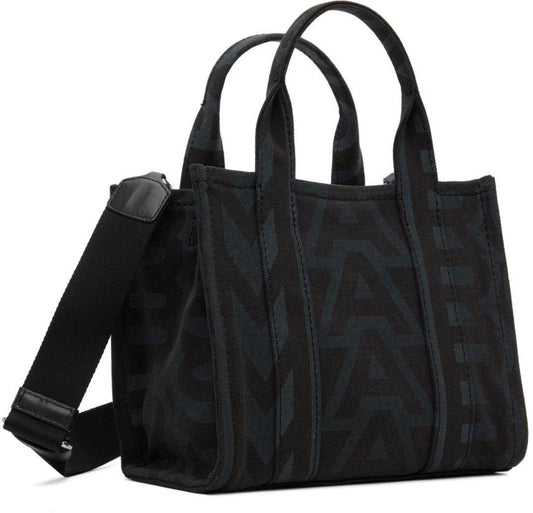 Black 'The Monogram Small' Tote