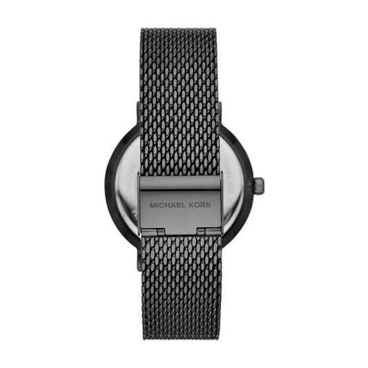 Men's Auden Three-Hand Gunmetal Stainless Steel Mesh Watch 42mm MK7152