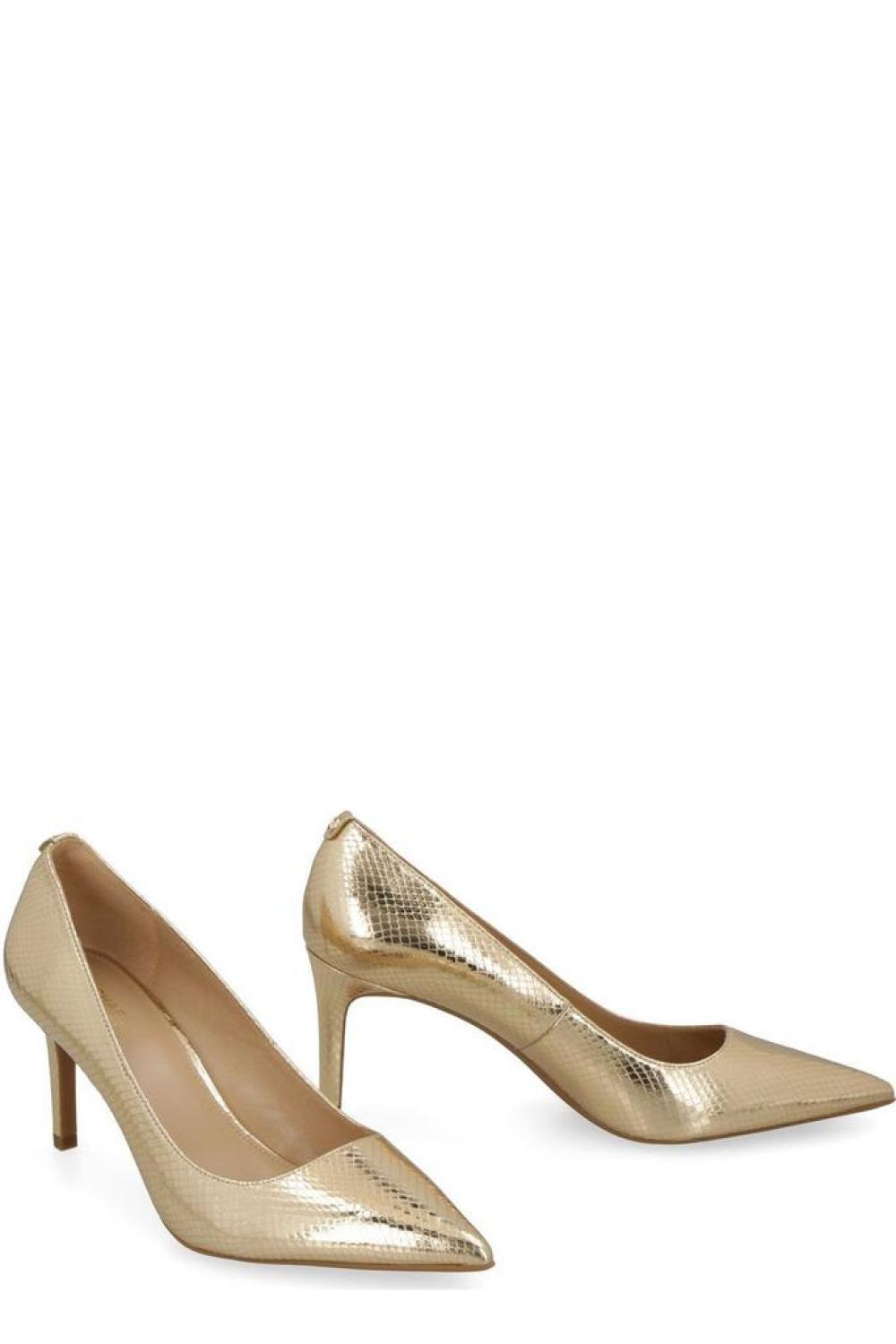 Michael Michael Kors Embossed Pointed Toe Pumps