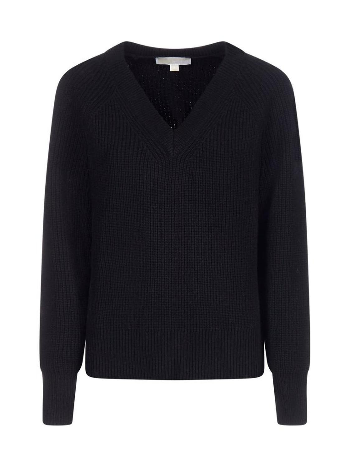 Michael Michael Kors V-Neck Ribbed Sweater