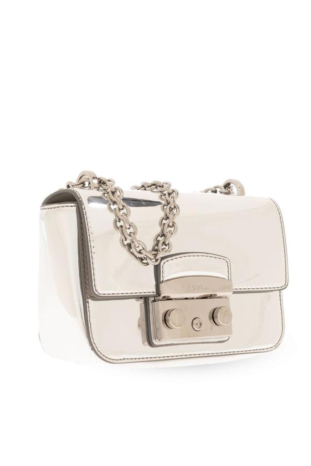 Furla Metropolis Logo Engraved Mini Crossbody Bag