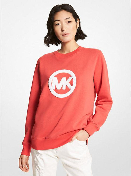 Logo Charm Cotton Terry Sweatshirt